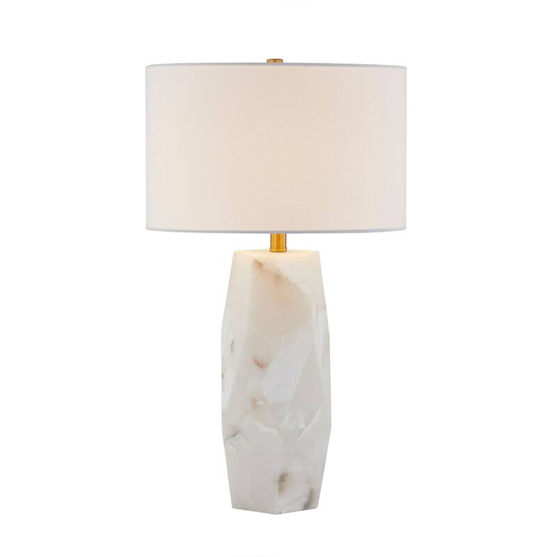 Audrey 28" Table Lamp with Linen Shade, White