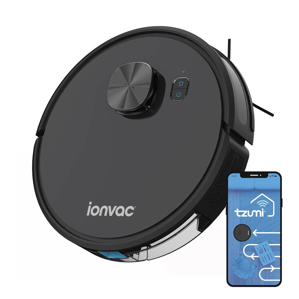 IONVAC Optimax, Robot Vacuum With Laser Mapping and WiFi