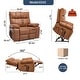 preview thumbnail 2 of 16, Power Lift Recliner Chair with Heat, 8-Point Massage, Hidden Cup Holders, and Medium-Firm Heavy-Duty Design