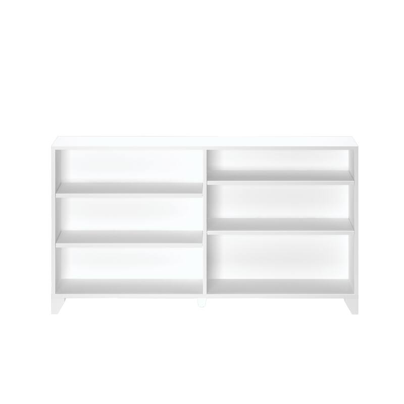 Max and Lily Classic 6-Shelf Bookcase