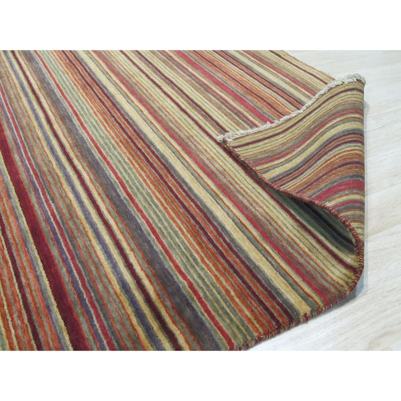 Home Décor Multicolor Handmade Lori Wool Toni Rug by EORC | Vibrant and Stylish Area Rug for Adding a Pop of Color