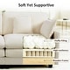 preview thumbnail 17 of 66, MCombo 111.8'' Modular Sectional Sofa Couch with Reversible Ottoman for Living Room, L Shaped Sofa, FSC Certified