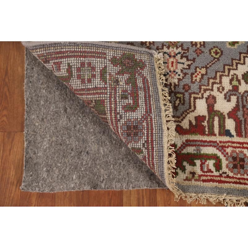 Gray Heriz Serapi Oriental Accent Rug Handmade Wool Carpet - 2'6" x 5'11"