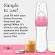 preview thumbnail 3 of 7, Tadpoles 4 oz Silicone Baby Food Dispensing Spoon 2 Pack - Includes Stopper (Pink)