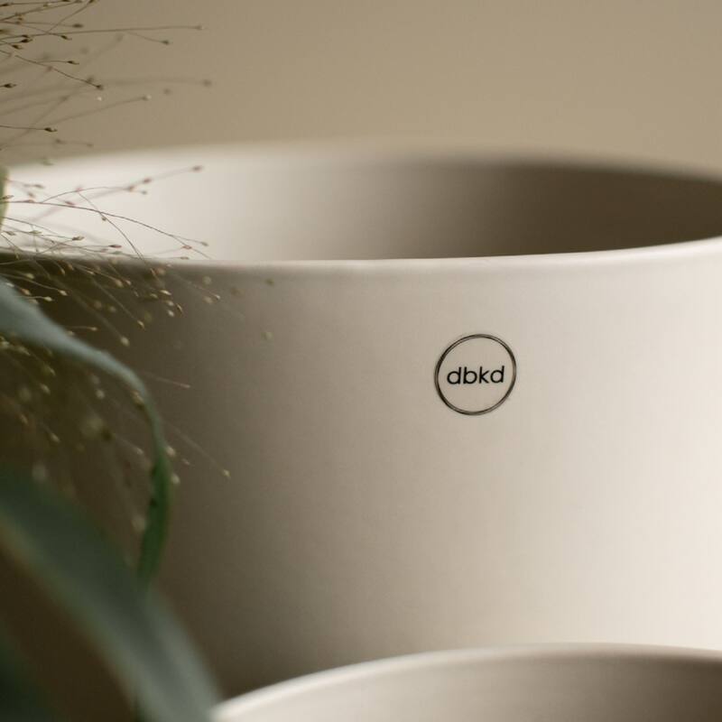 Large Matte Ceramic Flora Pot Vase - 11" - Cream