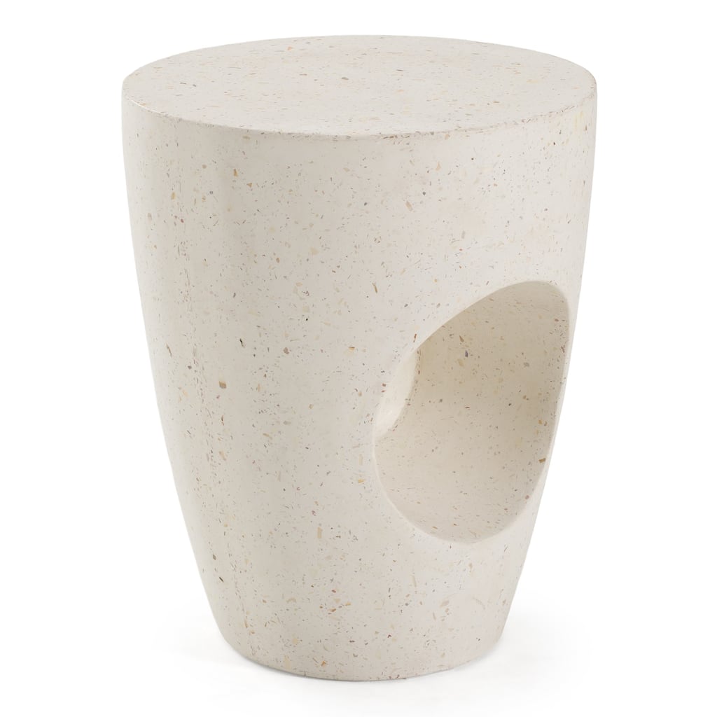 Carville Modern Terrazzo Concrete Dining Stool