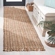 preview thumbnail 2 of 6, SAFAVIEH Handmade Natural Fiber Thuc Farmhouse Fringe Jute Rug