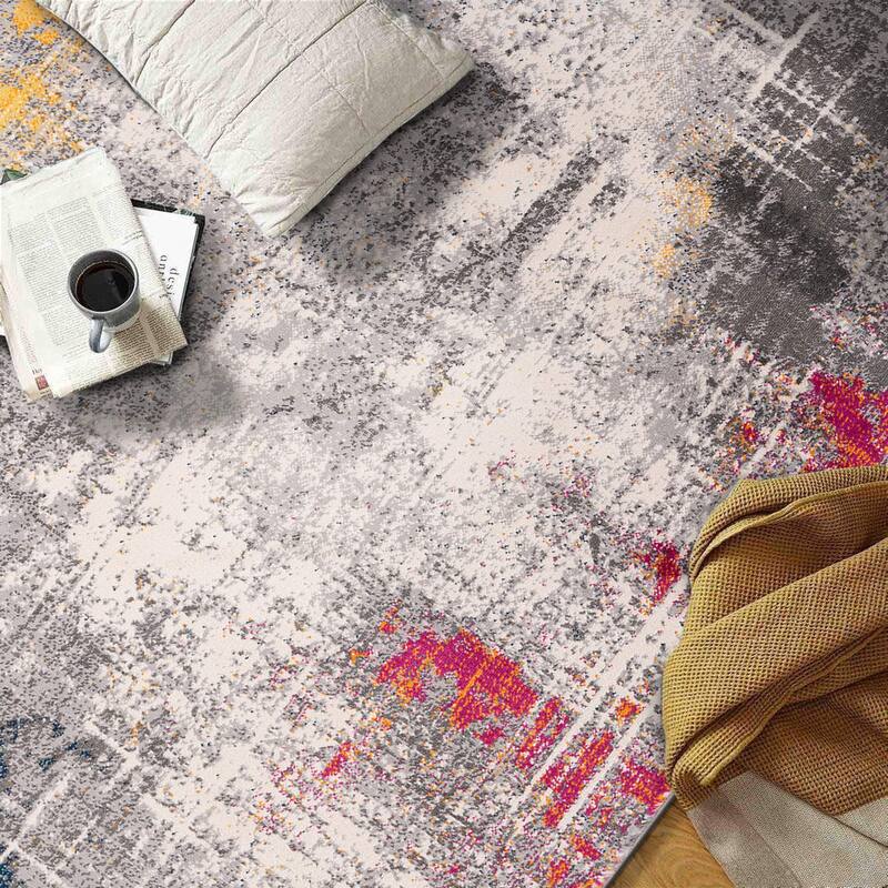 World Rug Gallery Perugia Modern Abstract Area Rug