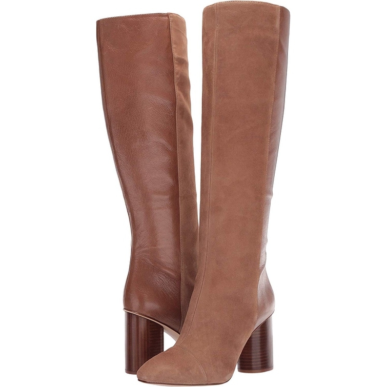 nine west cheyin cylinder heeled boots