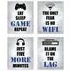 preview thumbnail 1 of 3, Sweet Jojo Designs Video Game Themed Boy Wall Decor Art Prints Set of 4 Blue Black White Retro Gamer Room Gaming Trendy Playroom