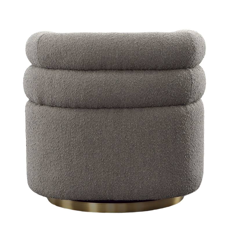 Jojo Boucle Upholstered Occasional Chair, Dark Grey