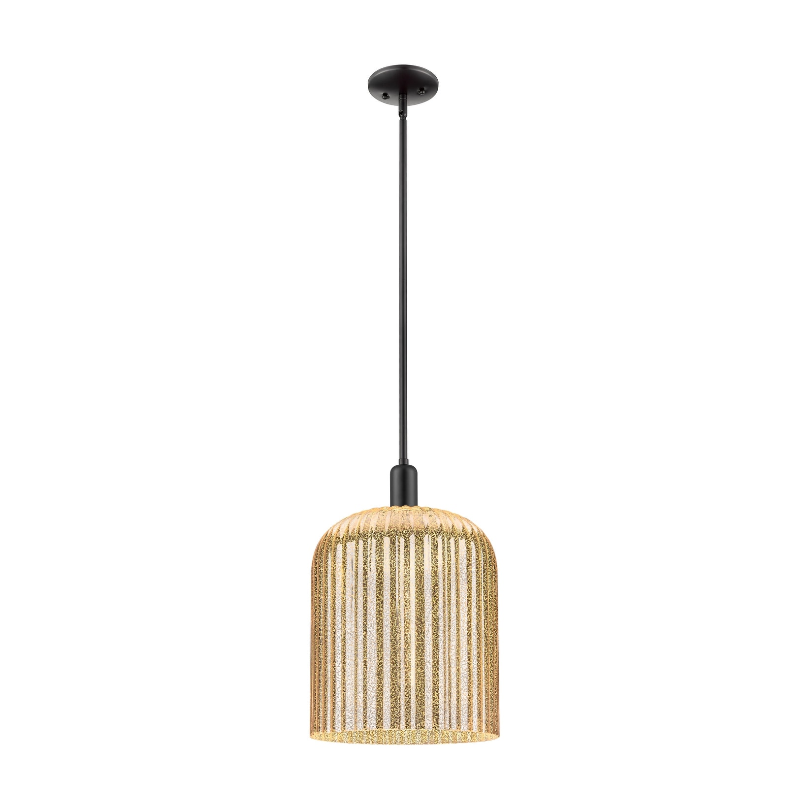 Innovations Lighting Downtown Urban - Bridal Veil - 1 Light 12" Stem Hung Mini Pendant