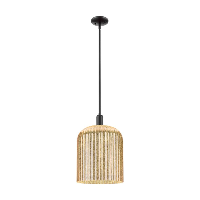 Innovations Lighting Downtown Urban - Bridal Veil - 1 Light 12" Stem Hung Mini Pendant