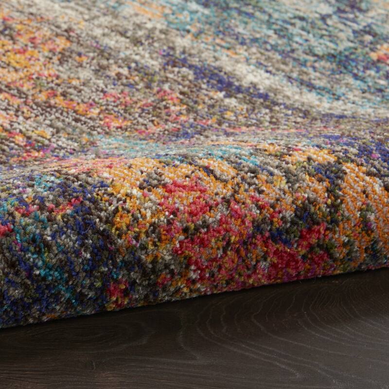 Abstract Modern Non Skid Stain Resistant Area Rug - 115' X '79' X '0.5