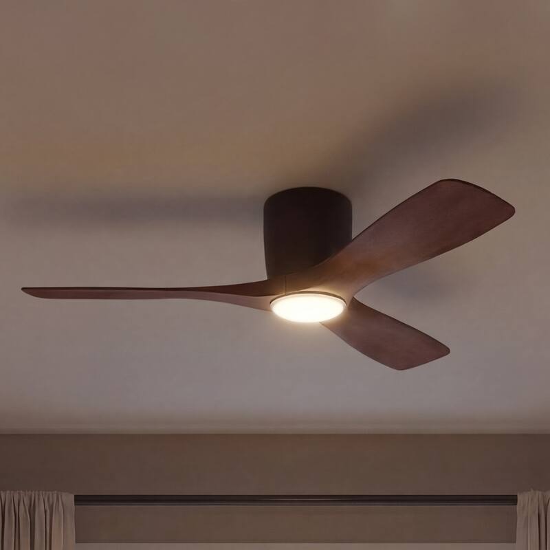 Kichler Lighting Volos 48 in. Integrated LED Flush Mount Ceiling Fan