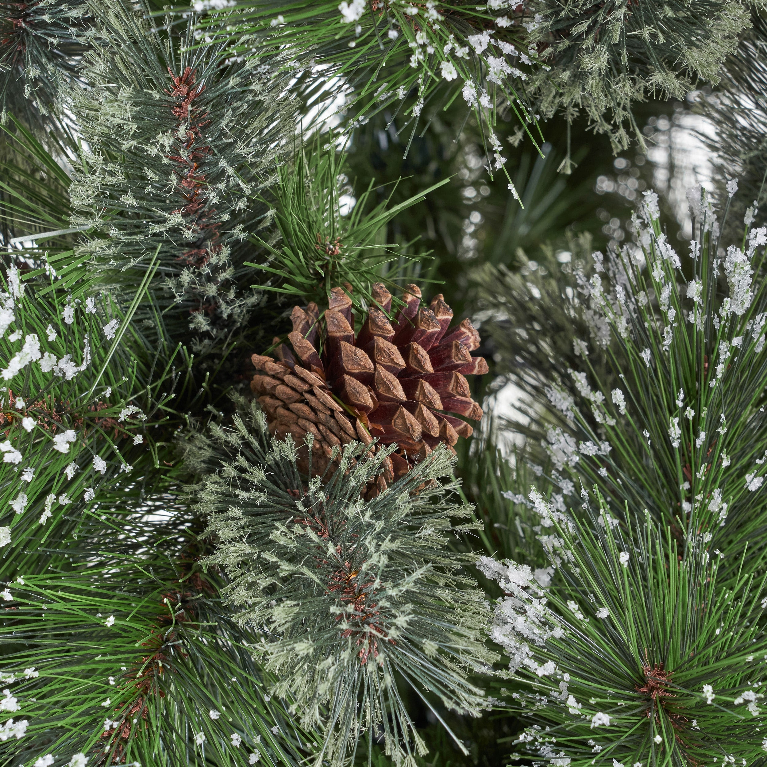 7ft Cashmere Pre Lit Unlit Or Multi Colored Artificial Christmas Tree W Snowy Branches Pinecones By Christopher Knight Home Overstock 24196757 Now that's a statement tree. 7ft cashmere pre lit unlit or multi colored artificial christmas tree w snowy branches pinecones by christopher knight home
