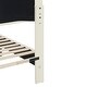 preview thumbnail 6 of 14, Beige Platform Bed with Rainbow Shaped and Height-adjustable Headboard and LED Light, Suitable for Kids