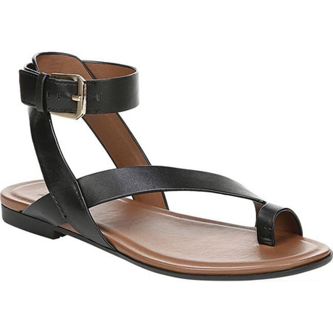 naturalizer black flat sandals