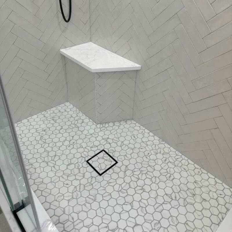 Eterna Hex 2x2 Glass Hexagon Mosaic Tile - Floor, Wall, Backsplash