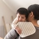 preview thumbnail 12 of 11, Crane Baby Organic Cotton 3-pc. Bunny Burp Cloth Set