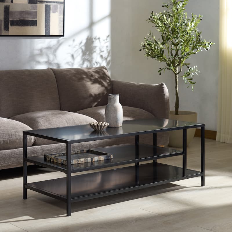 SAFAVIEH Couture Hodge Metal Coffee Table - 46"W x 20"D x 17"H