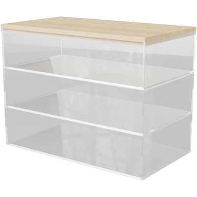 Flash Furniture BE-PB4516-3WD-MS Brody 2" Tall Stacking Crack