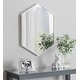 preview thumbnail 1 of 90, Kate and Laurel Rhodes Framed Mid-century Hexagonal Wall Mirror