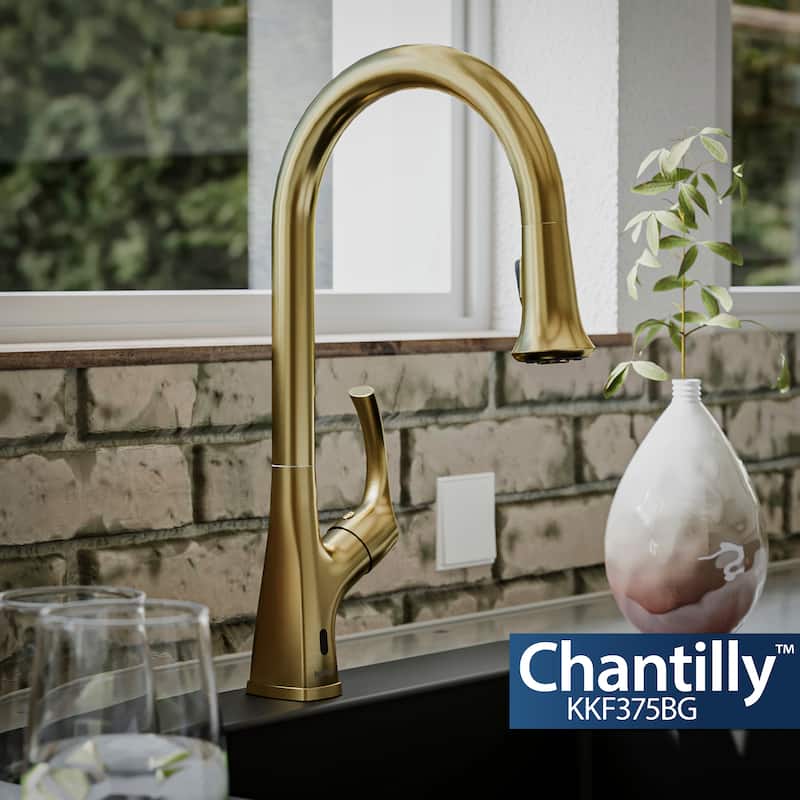 Karran Chantilly Touchless KKF375 Single Handle Pull Down Sprayer Kitchen Faucet