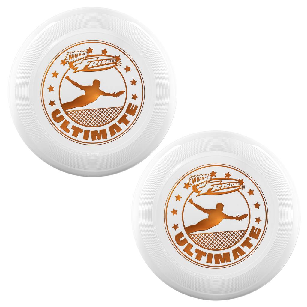 Frisbee Official Ultimate 175g Flying Disc, 10.75 Inch, 2 Pack