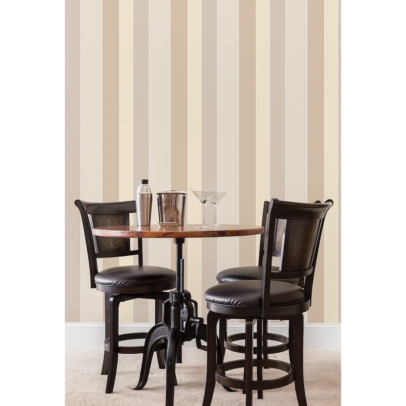 Galerie Wallcoverings Smart Stripes 2 Wide Stripe Vinyl on Non-Woven Matte Wallpaper Roll