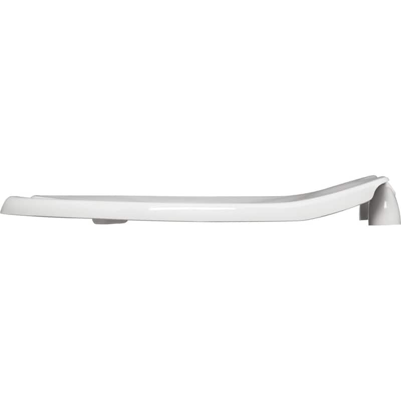 Bemis Plastic Round Toilet Seat - 13.63" x 2.25" x 17.38" - 13.63" x 2.25" x 17.38"