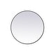 preview thumbnail 88 of 186, Carson Carrington Labbemala Metal Frame Round Mirror