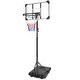 preview thumbnail 1 of 6, AOKUNG Stable Portable Basketball Goal System with Adjustable Height, Wheels, and Heavy-duty Materials