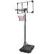 preview thumbnail 7 of 35, Adjustable Basketball Hoop for Teens, Portable Basketball Goal with 28" Backboard and Wheels, Indoor Outdoor Use Black