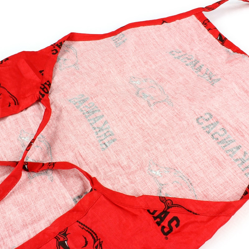Arkansas Razorbacks Tailgating or Grilling Apron With 9" Pocket, Fully Adjustable