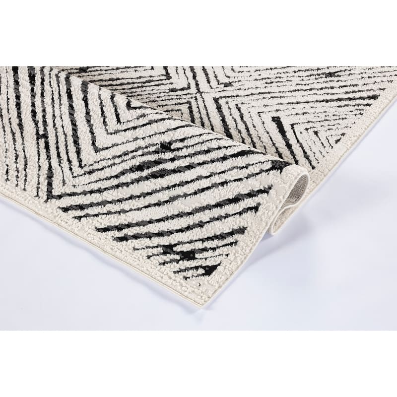 Cairo Collection Transitional Abstract Area Rug
