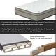 preview thumbnail 4 of 5, Onetan ,Mattress and Box Spring Set, 13-Inch Ultra Plush Euro Top Hybrid Mattress and 5" Wood Simple Assembly Box Spring