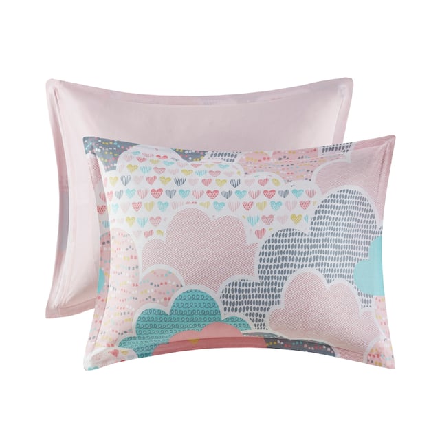 Urban Habitat Kids Bliss Pink Cotton Printed 5-piece Comforter Set