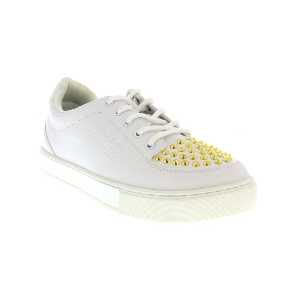 Versace Jeans Couture KIM White/Gold Sneakers. Opens flyout.
