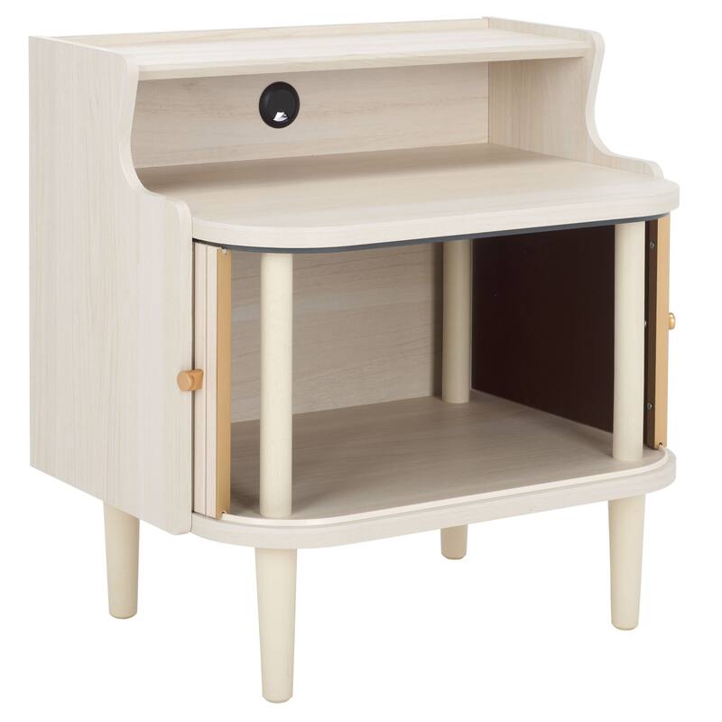 SAFAVIEH Home Tameka Nightstand With Hutch