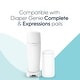 preview thumbnail 3 of 8, Diaper Genie Unscented Round Refill - 8 pk