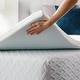 preview thumbnail 12 of 10, Lucid Comfort Collection 2 Inch Gel and Aloe Memory Foam Topper