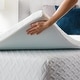 preview thumbnail 13 of 11, Lucid 4-Inch Memory Foam Topper with Cooling Gel and Aloe