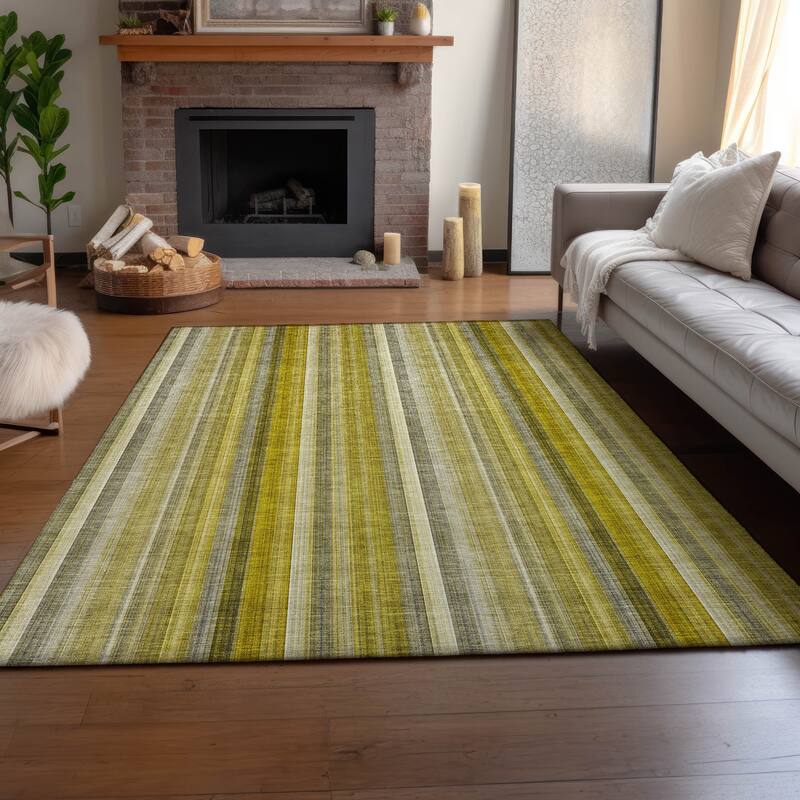 Premium Washable Super Soft Modern Stripes Mayfield Rug