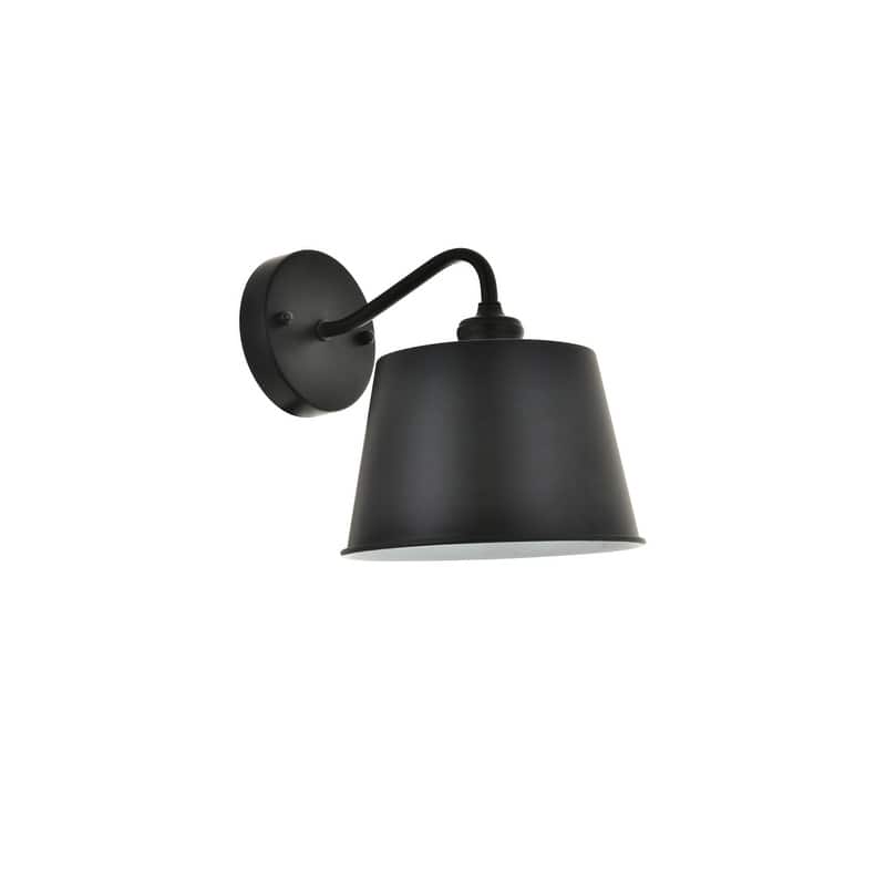 Evie 1-light Modern Tapered Cylinder Shade Wall Sconce