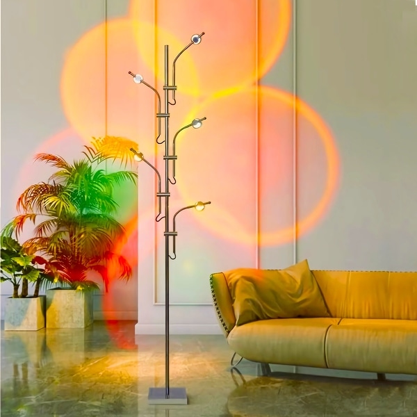 RGBW Tree Floor Lamp Halo Projector On Sale Bed Bath Beyond 36133969