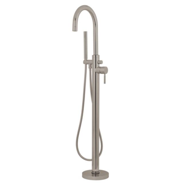 Kingston Brass Concord Floor Mounted Clawfoot Tub Filler with Metal