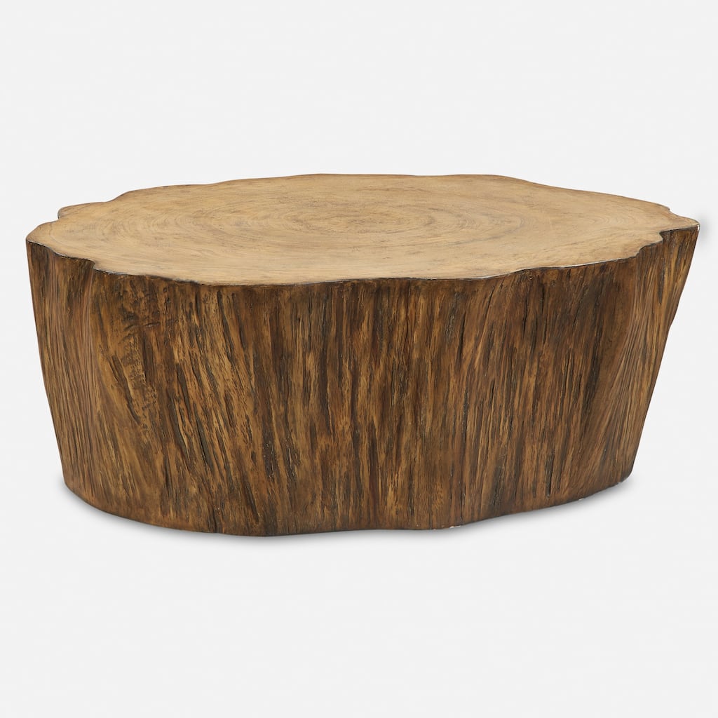 Uttermost 24423 Woods Edge 42" Wide Fiberglass Coffee Table