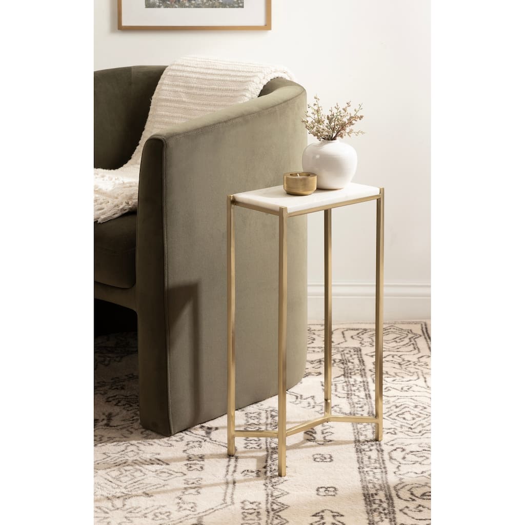 Kate and Laurel Aguilar Slim Side Table