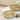 Glitzhome Set of 2 Round Metal Gold Embossed Decorative Trays with Handles